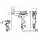 Atlas Copco ErgoPulse PTI EP5PTI19 HR10-MT Pneumatic Assembly Tool