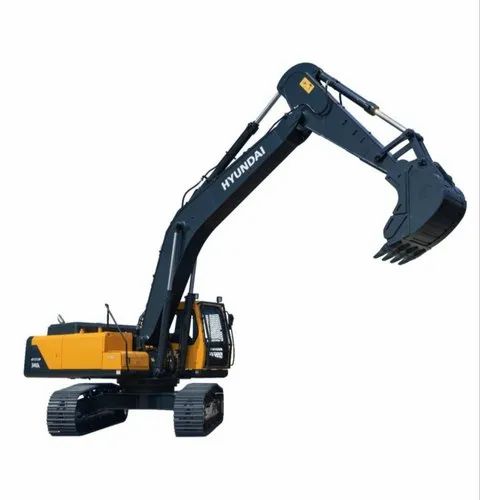6820 mm 33800 kg Hyundai 340L SMART Mining Excavator