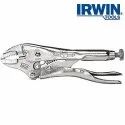 Irwin T0702EL4 Curved Jaw Locking Plier with Wire Cutter