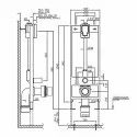 Jaquar FLV-CHR-1073FS i-Flush Concealed Cistern Floor Mounting Frame