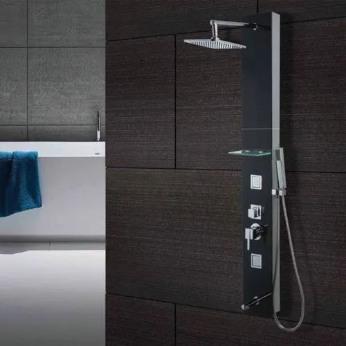 Jaquar Infinity Black Bathroom Shower Panel