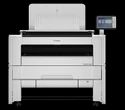 PlotWave 3500 printer with Scanner Express IV scanning unit - large format laser printer