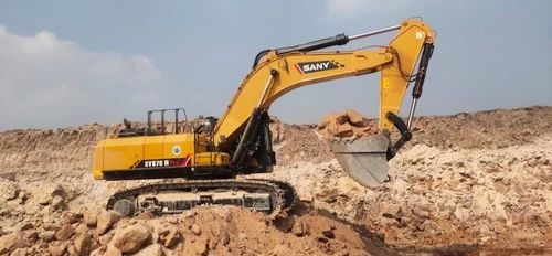7247 mm 78600 Kg Sany SY870C-10HD Hydraulic Excavator, Maximum Bucket Capacity: 4.6 - 5.4 cum